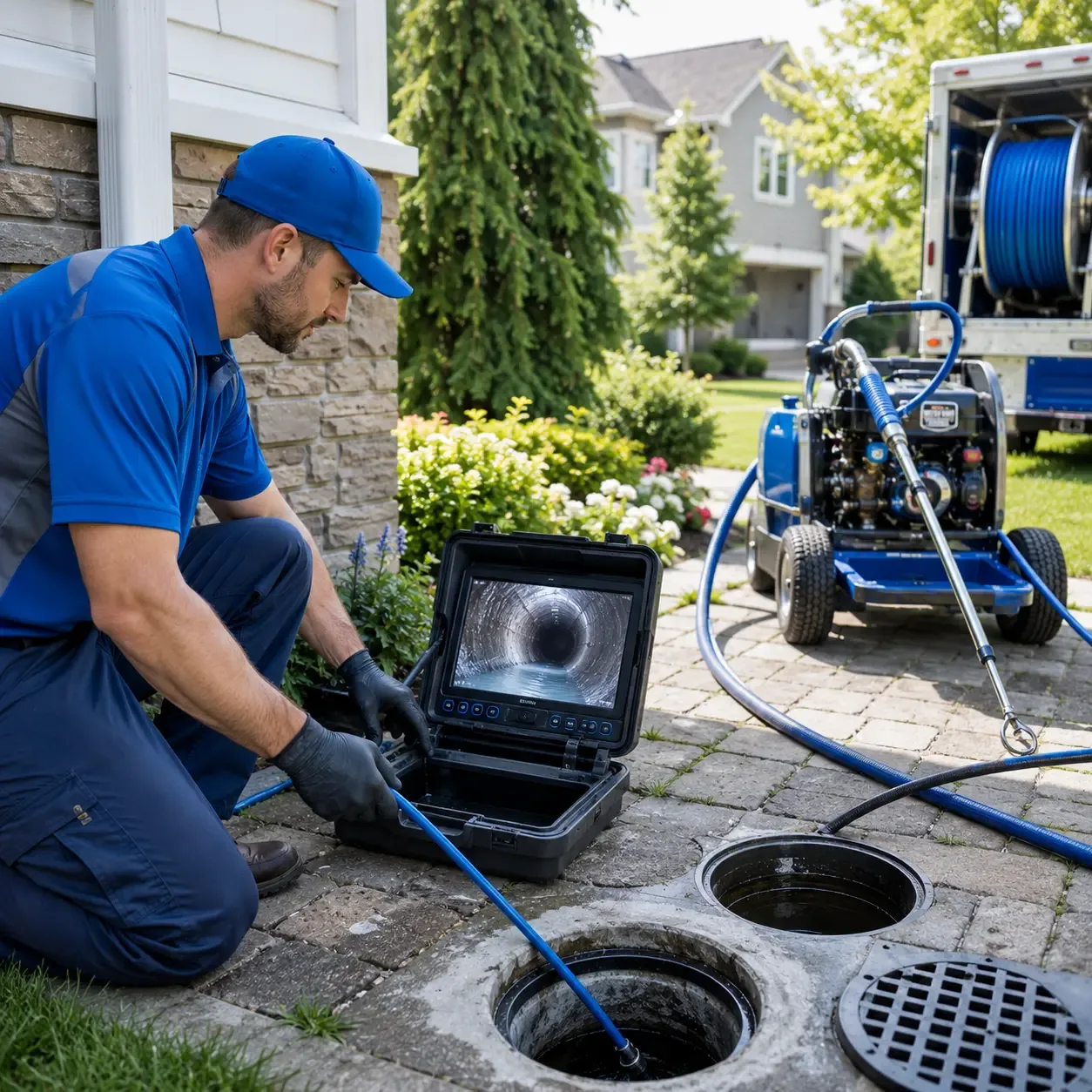 Outdoor drain cleaning professionals serving Mascot, TN